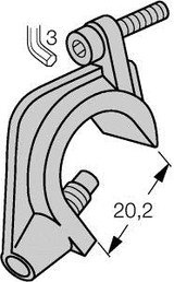 Turck Kli2 Accessories, Mounting Bracket, For Profile Cylinders