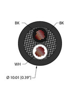 Turck Blk,Pvc,2X12,Tcdb Power Tray/Exposed Run/Direct Burial Cable, Reelfast Bulk Cable