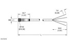 Turck Pkg 4M-7 Single-ended Cordset, Straight Female Connector