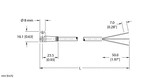 Turck Pkw 3-10/S90 Single-ended Cordset, Right angle Female Connector