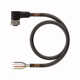 Turck Wkm 44-2M/S4000 Single-ended Cordset, Right angle Female Connector
