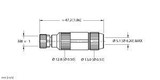 Turck B 5136-0 Straight Female Field-wireable, M8 threaded Connection