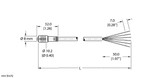 Turck Pkg 6Z-6/S760 Single-ended Cordset, Straight Female Connector