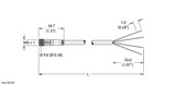 Turck Pkg 4M-20/S760 Single-ended Cordset, Straight Female Connector