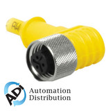 Turck Wkb 3T-10 Single-ended Cordset, Right angle Female Connector 777000166