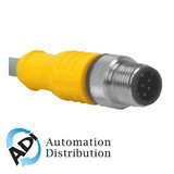 Turck Rsc 8T-10 Single-ended Cordset, Straight Male Connector 777000186