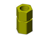 SMC DHF10-02 Fitting, Female Union Pack of 10