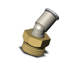 SMC KQ2K06-U03A1 Fitting, 45 Deg Male Elbow Pack of 10