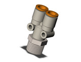 SMC KQ2U09-03N Fitting, Branch Y Pack of 10