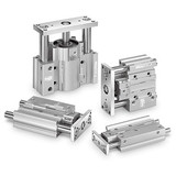 SMC MLGPL80TN-150Z-F MLGP-Z Series Compact Guide Cylinder With Lock