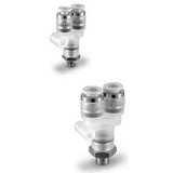 SMC KPQU04-M5 KP?U Series Clean One-touch Fittings For Driving Air Piping Male Branch