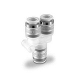 SMC KPQU12-00 KP U Series Clean One-touch Fittings Union Y
