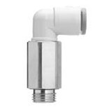 SMC KQ2W01-34NP KQ2W Series Inch Size One-touch Fittings Extended Male Elbow With Face Seal