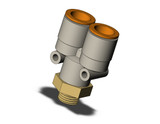 SMC KQ2U13-02AP Fitting, Branch Y Pack of 10