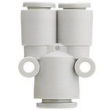 SMC KQ2U04-08A KQ2U Series Metric Size One-touch Fittings Different Diameter Union"Y"