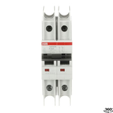 ABB SUP202M-K8 Mcb Sup200M 2P K 8A Ul 489