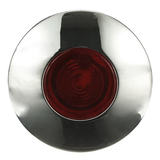 ABB A3XLMLR A3 Cap 44Mm Illum Metal Mush Red