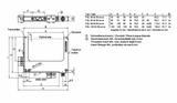Sensopart FGL 120-IK-50-NSM3 Slot Sensor - Infrared Light, 120mm Fork, 50mm Depth, NPN Output, M8-3pin Plug