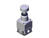 SMC IR1000-F01 Regulator, Precision Modular