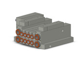 SMC SS5V1-10FD2-04B-N7 4/5 Port Solenoid Valve