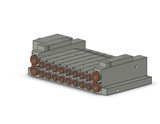 SMC SS5V2-W10CD-08B-C6 4/5 Port Solenoid Valve