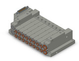 SMC SS5V2-10FD1-08U-N7 4/5 Port Solenoid Valve