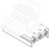 SMC SS5Y5-41-08-01 Ss5Y Bar Stock Manifold