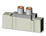 SMC SYA7120-C8 4/5 port air-piloted valve valve, air pilot, body pt