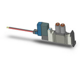 SMC SY3120-3LZ-N3-F1 4/5 port solenoid valve 5 port solenoid valve