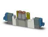 SMC SY3320-6LOZ-N7-F2 4/5 Port Solenoid Valve
