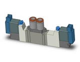 SMC SY3420-5MOZE-C6 Valve, Dbl Sol, Body Pt (Dc)