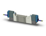 SMC SY3440-5H Valve, Dbl Sol, Base Mt (Dc)