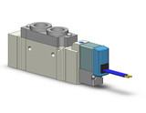 SMC SY5120-3G-01T 4/5 port solenoid valve 5 port solenoid valve