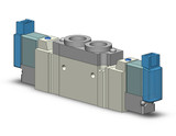 SMC SY5220-5MOZD-01 5 Port Solenoid Valve