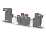 SMC SY7320-3D-N11T-F2 4/5 Port Solenoid Valve