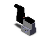 SMC VFS2110-5DZC-02 Valve, 2Pos/Sgl, Base Mt