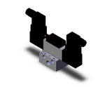 SMC VFS2210-5DZ-02 5 Port Pilot Operated Valve