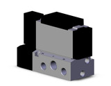 SMC VFS4100-5FZC-04 4/5 Port Solenoid Valve