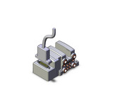 SMC VV5QC11-02C4FD1-R Vqc Manifold