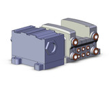 SMC VV5QC21-03C6TD0 4/5 Port Solenoid Valve
