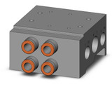 SMC VV5QZ35-02N9TC Vqz3000 Base Mounted Manifold