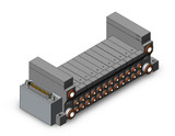 SMC VV5Q11-12N1FU0 4/5 Port Solenoid Valve