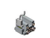 SMC VV5Q21-02C6FU1 4/5 Port Solenoid Valve