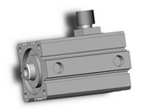SMC CDBQ2A50-25DC-HL Cyl, Compact, Locking, Sw Capable