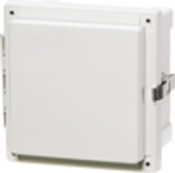 Fibox AR10106CHTSST Hinged Clear Cover with S.S. Lockable Twist Latch