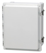 Fibox AR14127CHTSST Hinged Clear Cover with S.S. Lockable Twist Latch