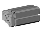 SMC CDQMB12-25 compact cylinder w/guide compact guide rod cylinder, cqm