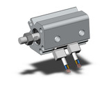 SMC CDQ2A12-10DMZ-M9PVSAPC Compact Cylinder, Cq2-Z