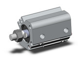 SMC CDQ2A16-10DMZ-A90L Compact Cylinder, Cq2-Z