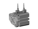 SMC CDQMB16-5-M9BVL Compact Cylinder W/Guide